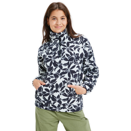 Roxy Γυναικεία μπλούζα fleece Live Out Loud - Half Zip Regular Fleece